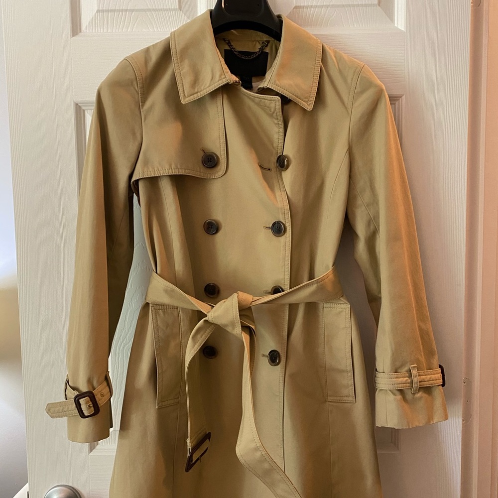 J. Crew Icon Trench Coat -  Light Khaki, 8P (EUC)